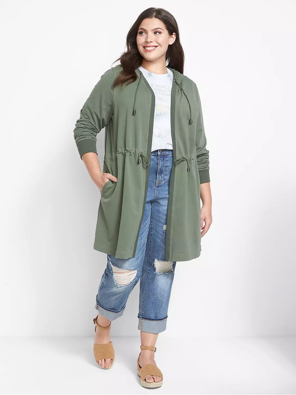✨NWT✨ Lane Bryant Signature Fit High-Rise Straight Crop Jean